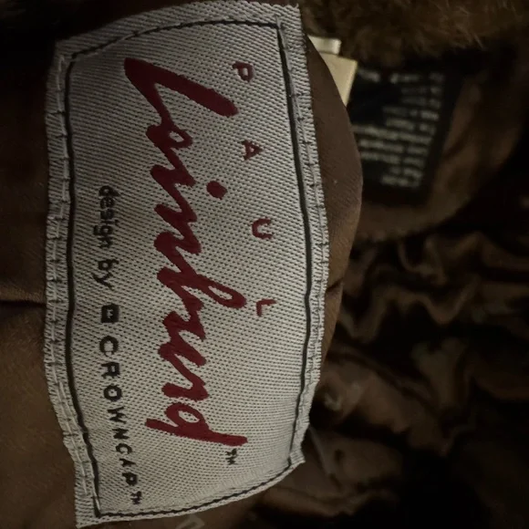 Crown Cap Green and Brown Winter Aviater Style Rabbit Fur Hat - Picture 12 of 12